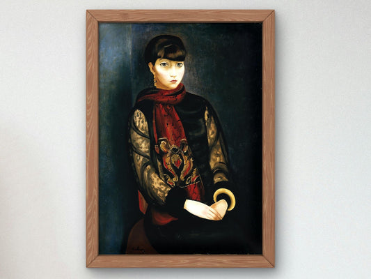 Portrait of Rita Van Leer by Moïse Kisling, 1927, Art Deco and American Modernism, fine art print