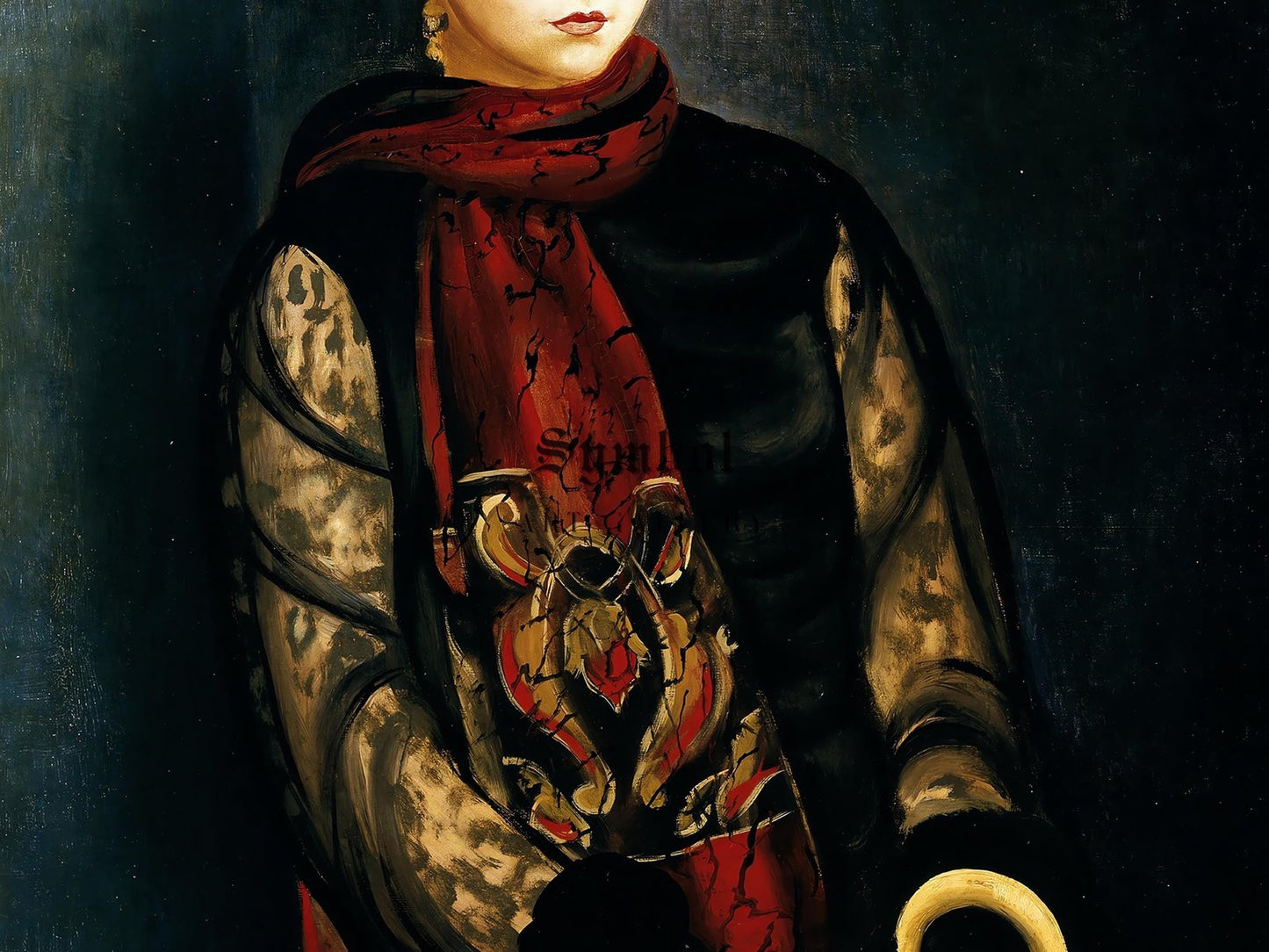 Portrait of Rita Van Leer by Moïse Kisling, 1927, Art Deco and American Modernism, fine art print