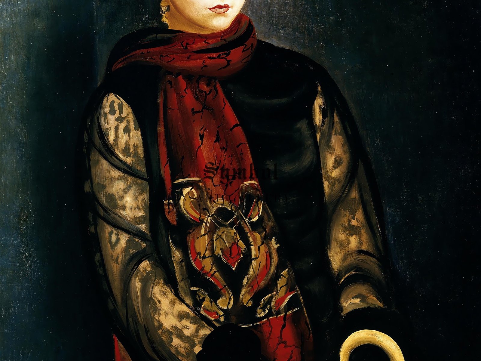 Portrait of Rita Van Leer by Moïse Kisling, 1927, Art Deco and American Modernism, fine art print