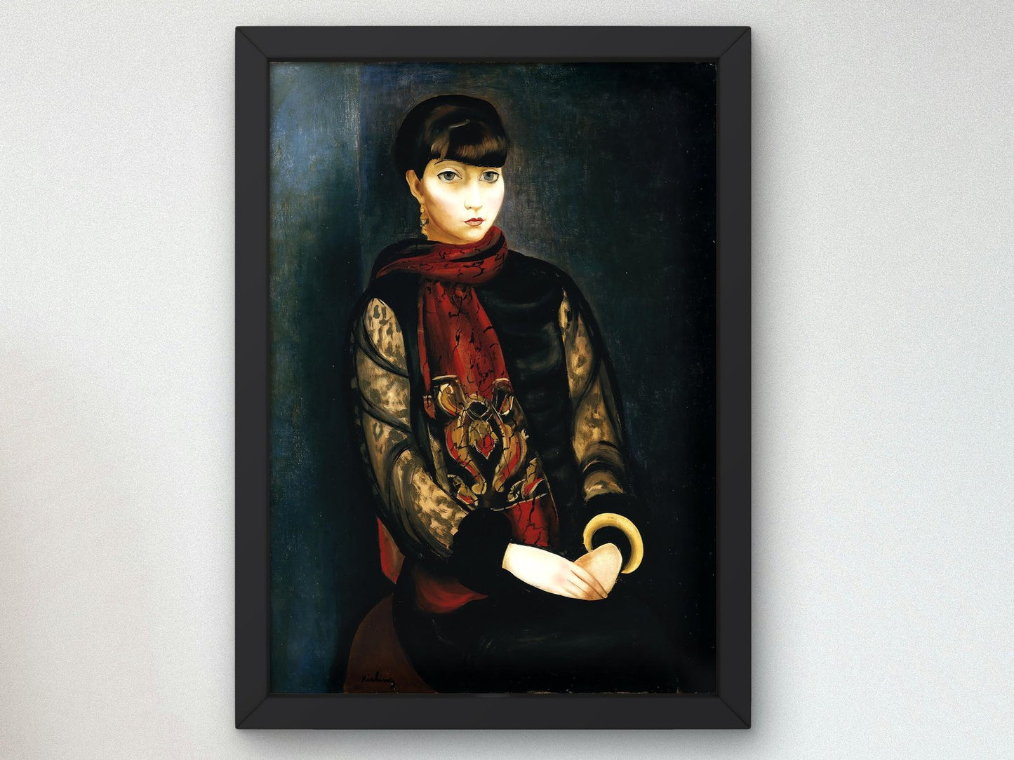 Portrait of Rita Van Leer by Moïse Kisling, 1927, Art Deco and American Modernism, fine art print