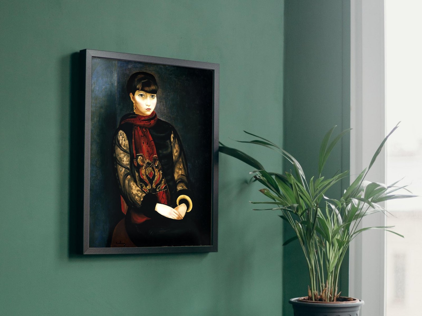 Portrait of Rita Van Leer by Moïse Kisling, 1927, Art Deco and American Modernism, fine art print