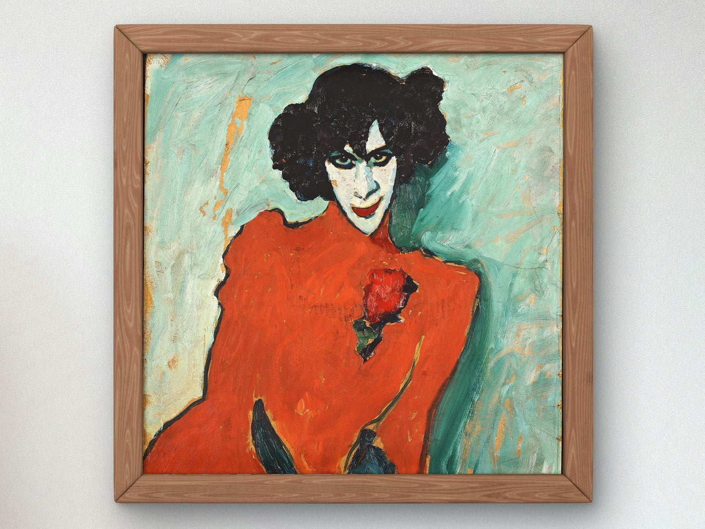 Portrait of the Dancer Aleksandr Sakharov by Alexej von Jawlensky, 1909, Expressionism and Fauvism, fine art print