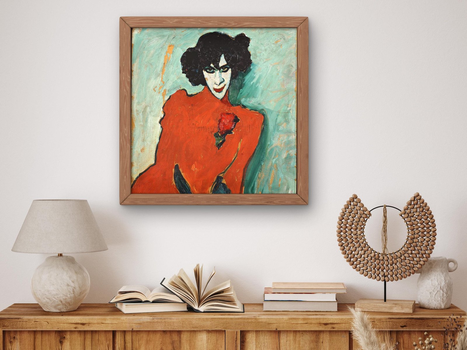 Portrait of the Dancer Aleksandr Sakharov by Alexej von Jawlensky, 1909, Expressionism and Fauvism, fine art print