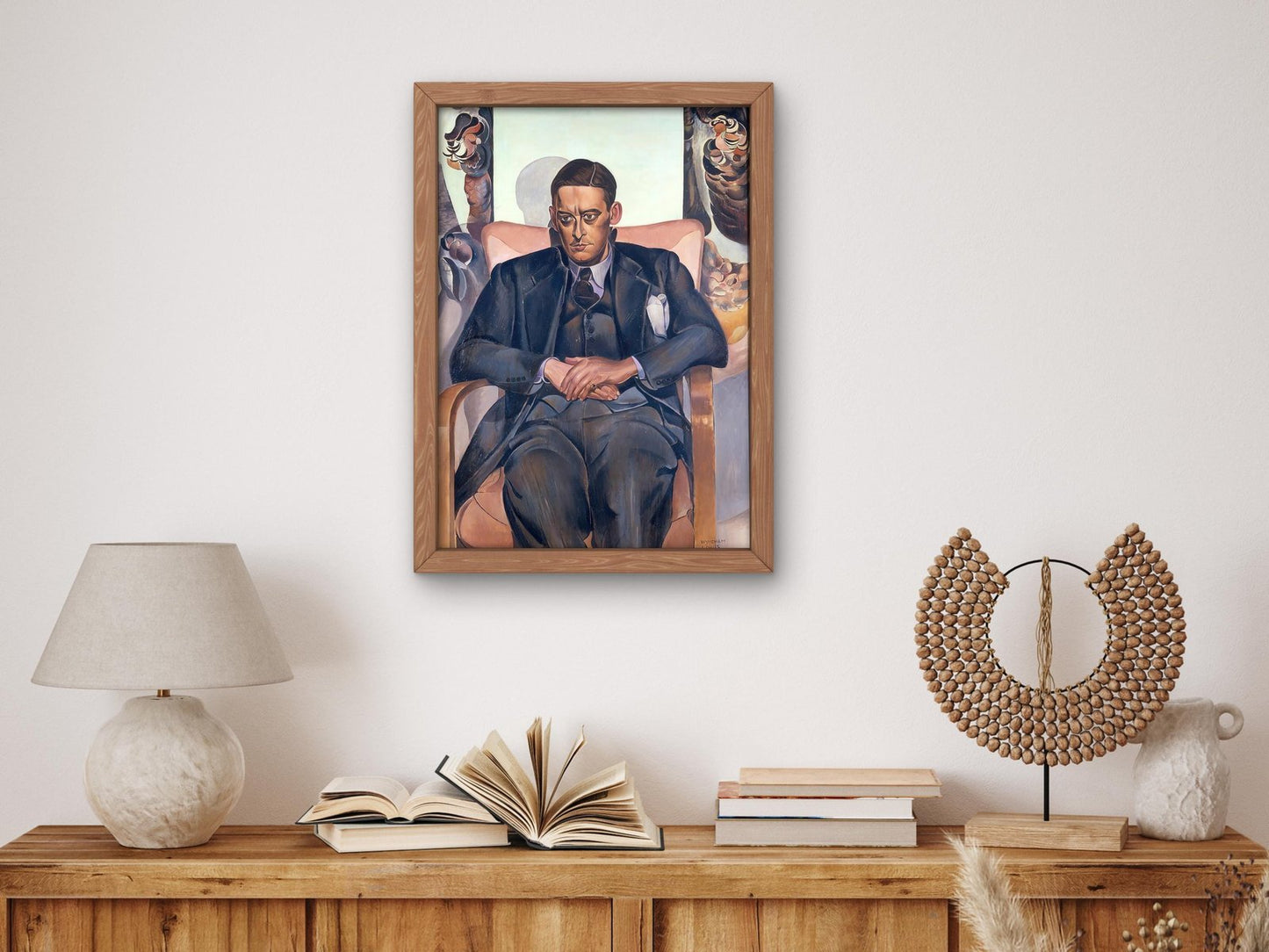 Portrait of T.S. Eliot by Wyndham Lewis, 1938, Art Deco and American Modernism, fine art print