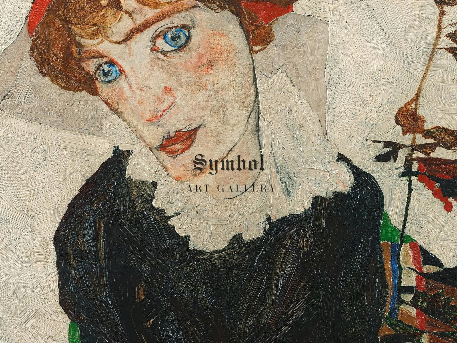 Portrait of Wally by Egon Schiele, 1912, Expressionism and Fauvism, fine art print