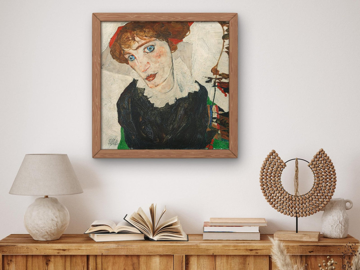 Portrait of Wally by Egon Schiele, 1912, Expressionism and Fauvism, fine art print