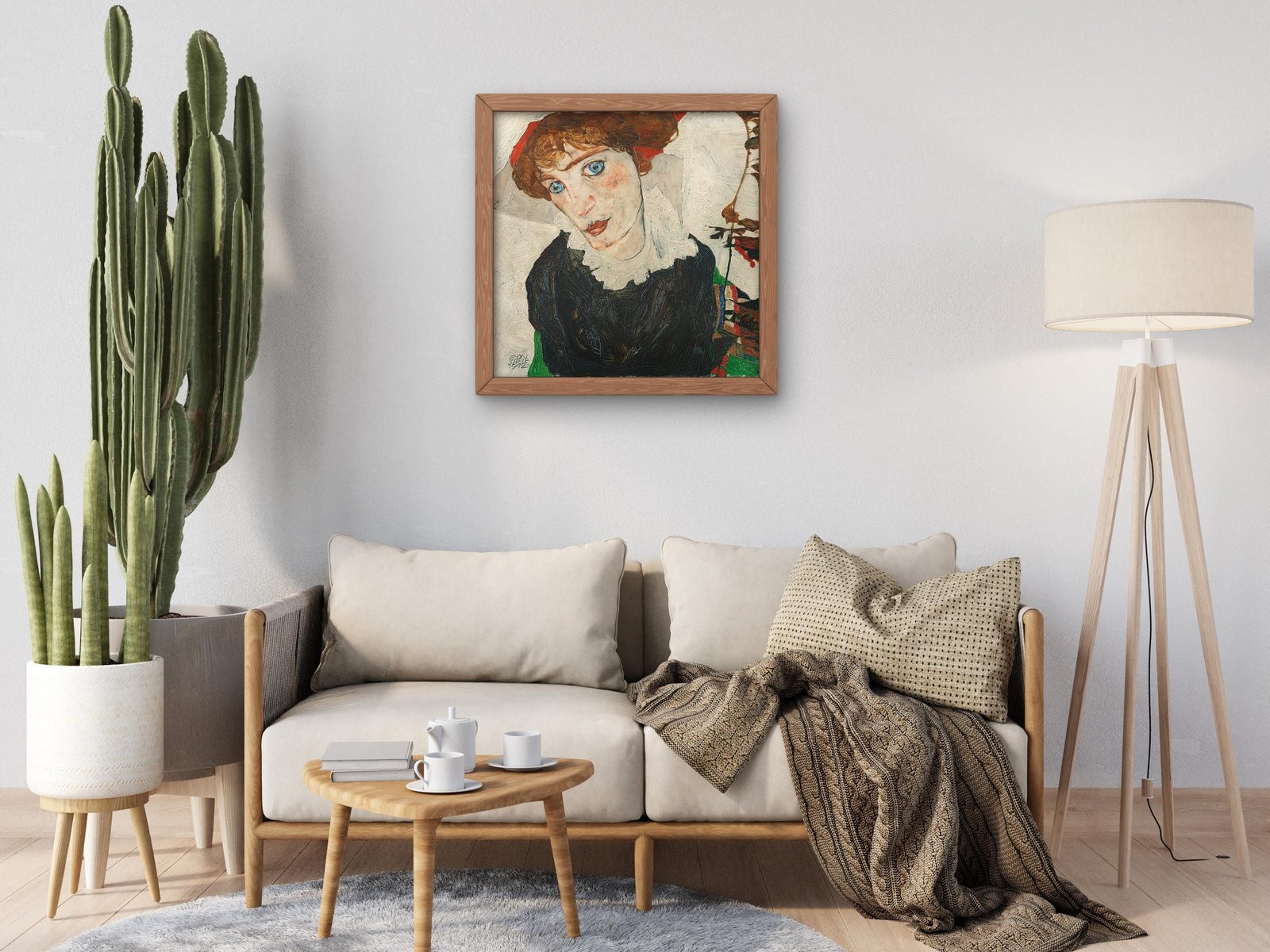 Portrait of Wally by Egon Schiele, 1912, Expressionism and Fauvism, fine art print