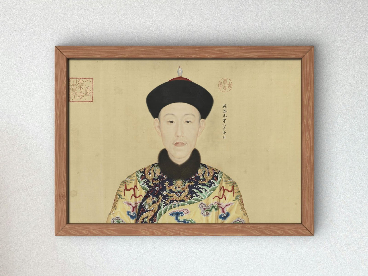 Portraits of Qianlong Emperor and Twelve Consorts by Giuseppe Castiglione, 1736, Rococo and Neoclassicism, fine art print