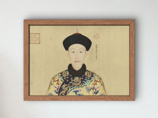 Portraits of Qianlong Emperor and Twelve Consorts by Giuseppe Castiglione, 1736, Rococo and Neoclassicism, fine art print