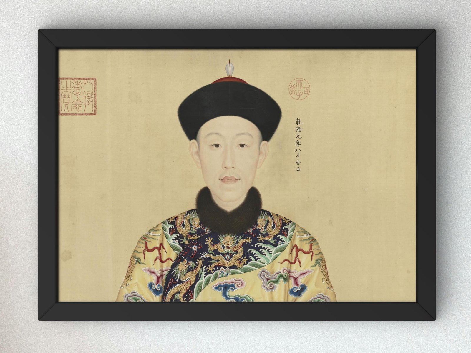 Portraits of Qianlong Emperor and Twelve Consorts by Giuseppe Castiglione, 1736, Rococo and Neoclassicism, fine art print