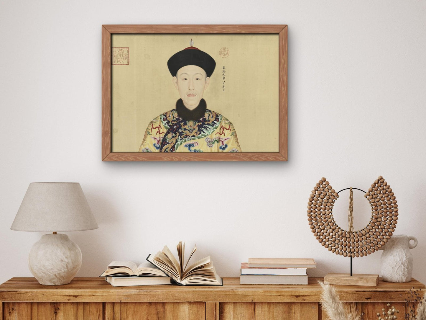Portraits of Qianlong Emperor and Twelve Consorts by Giuseppe Castiglione, 1736, Rococo and Neoclassicism, fine art print