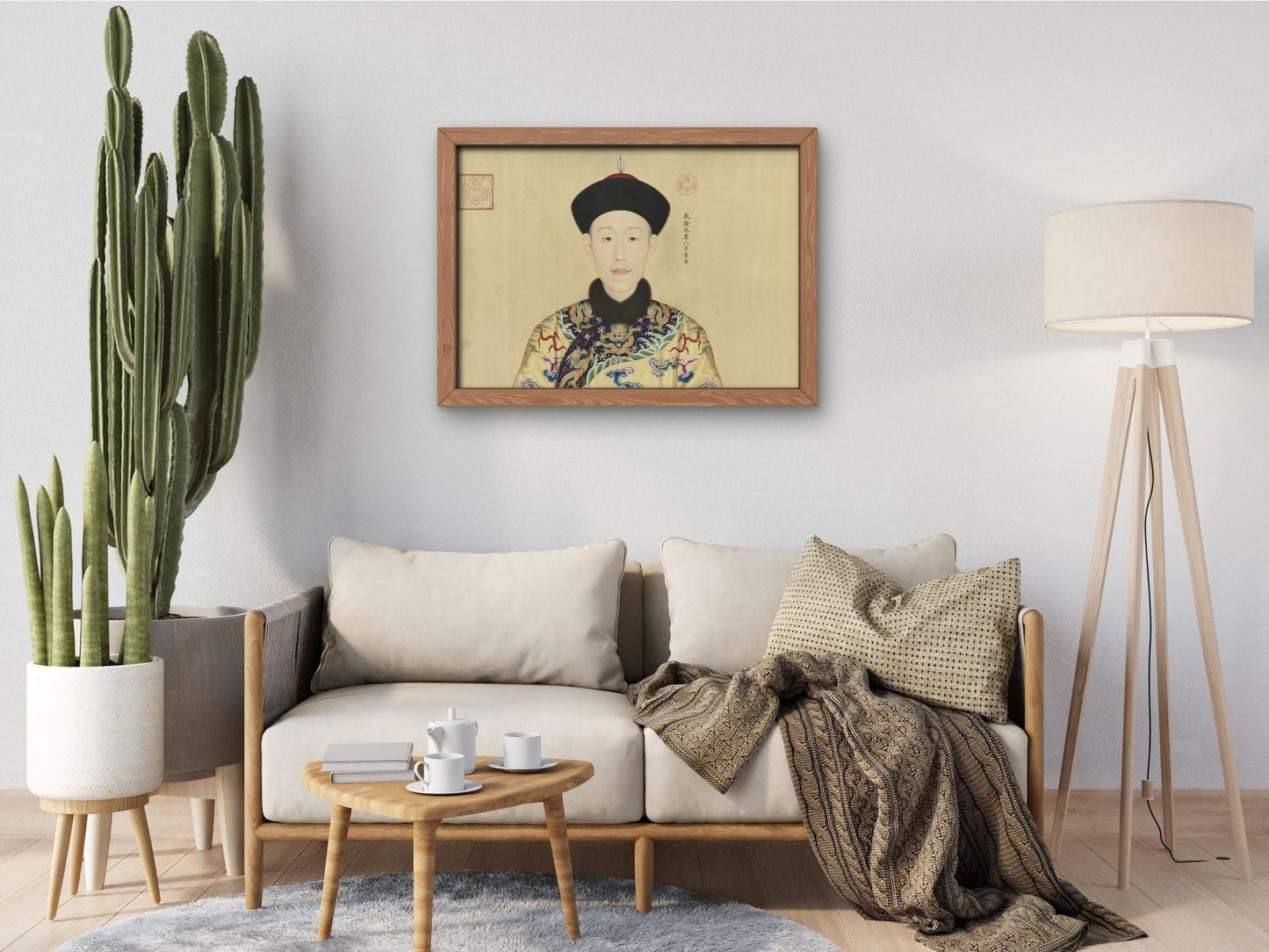 Portraits of Qianlong Emperor and Twelve Consorts by Giuseppe Castiglione, 1736, Rococo and Neoclassicism, fine art print