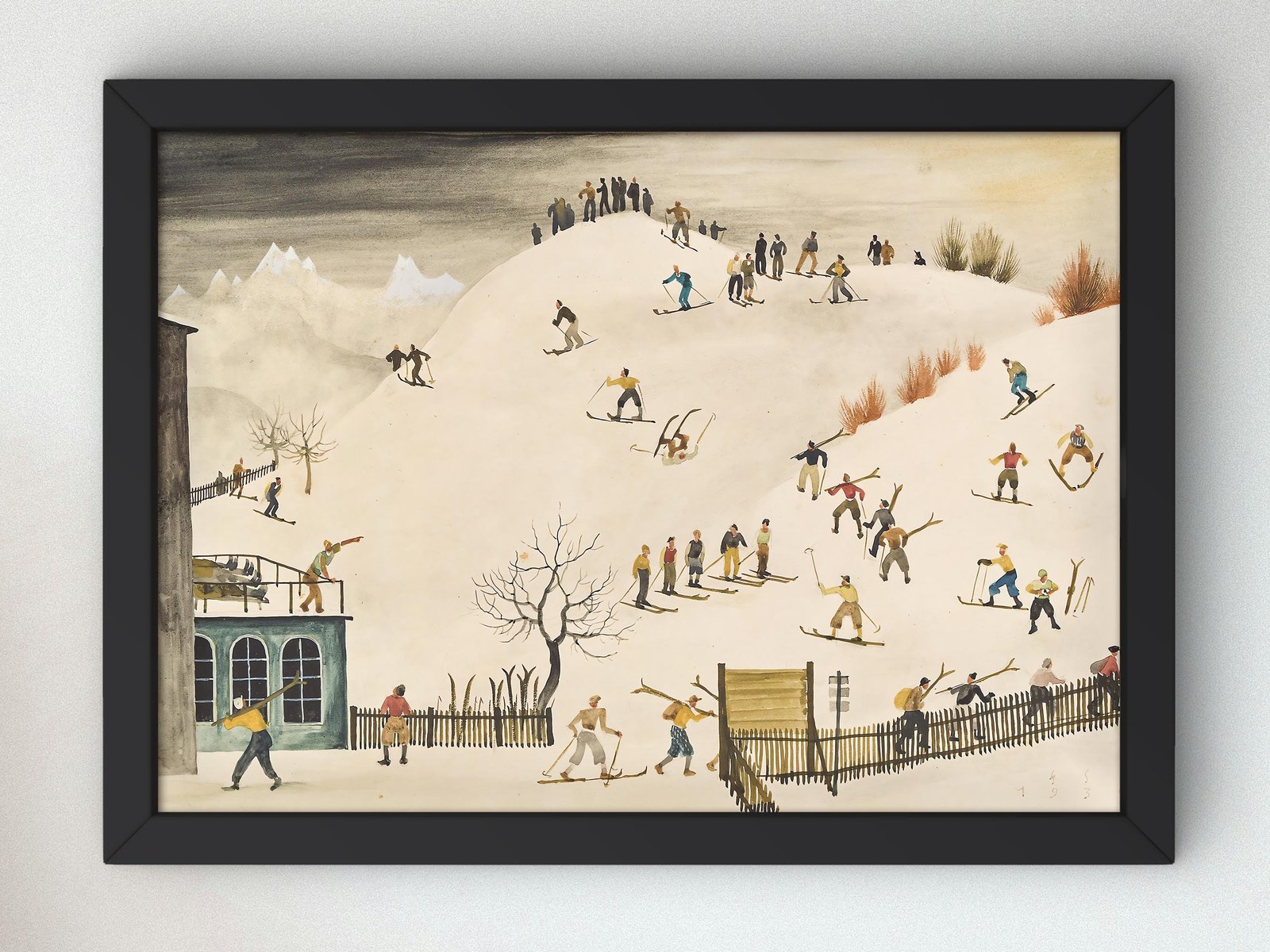 Practicing Meadow by Franz Sedlacek, 1936, Art Deco and American Modernism, fine art print