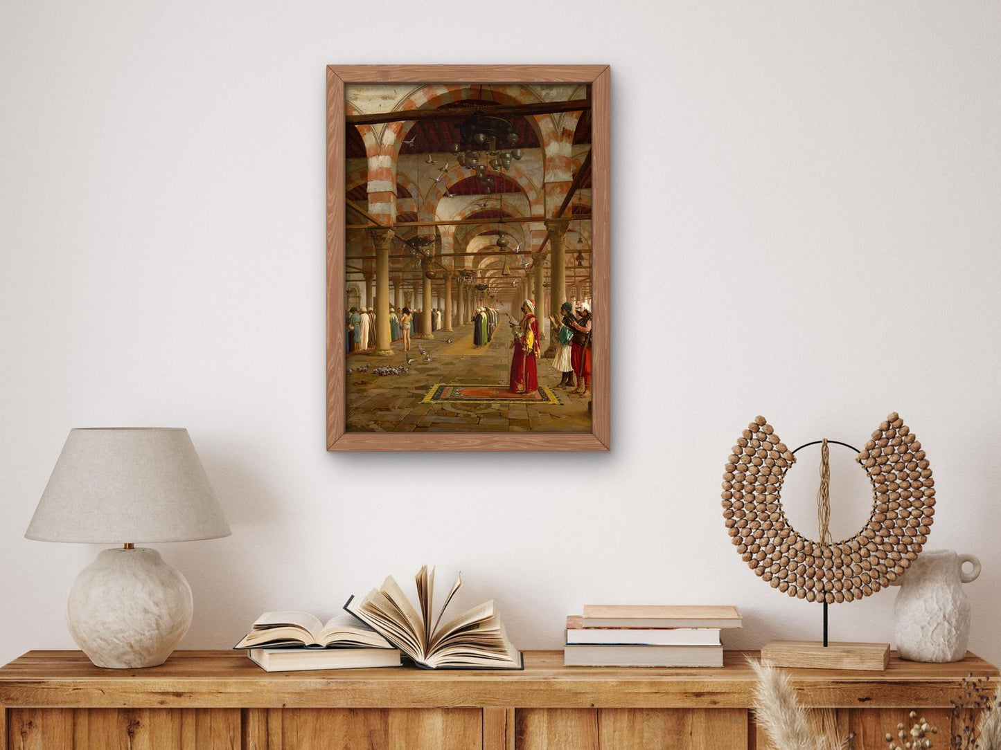 Prayer in the Mosque by Jean-Léon Gérôme, 1871, Orientalism and Exoticism, fine art print