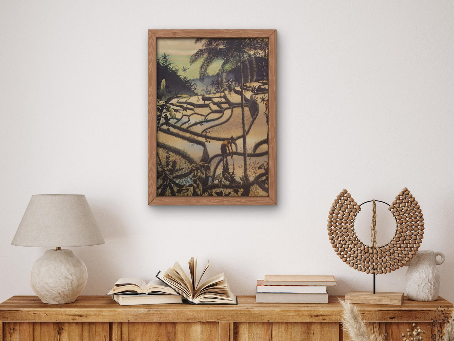 Preanger Landscape by Walter Spies, 1923, Art Deco and American Modernism, fine art print