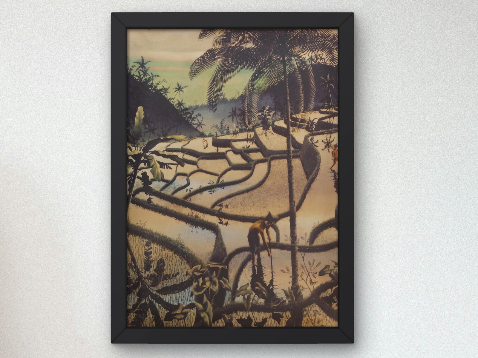 Preanger Landscape by Walter Spies, 1923, Art Deco and American Modernism, fine art print