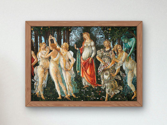 Primavera by Sandro Botticelli, 1478, Renaissance, fine art print