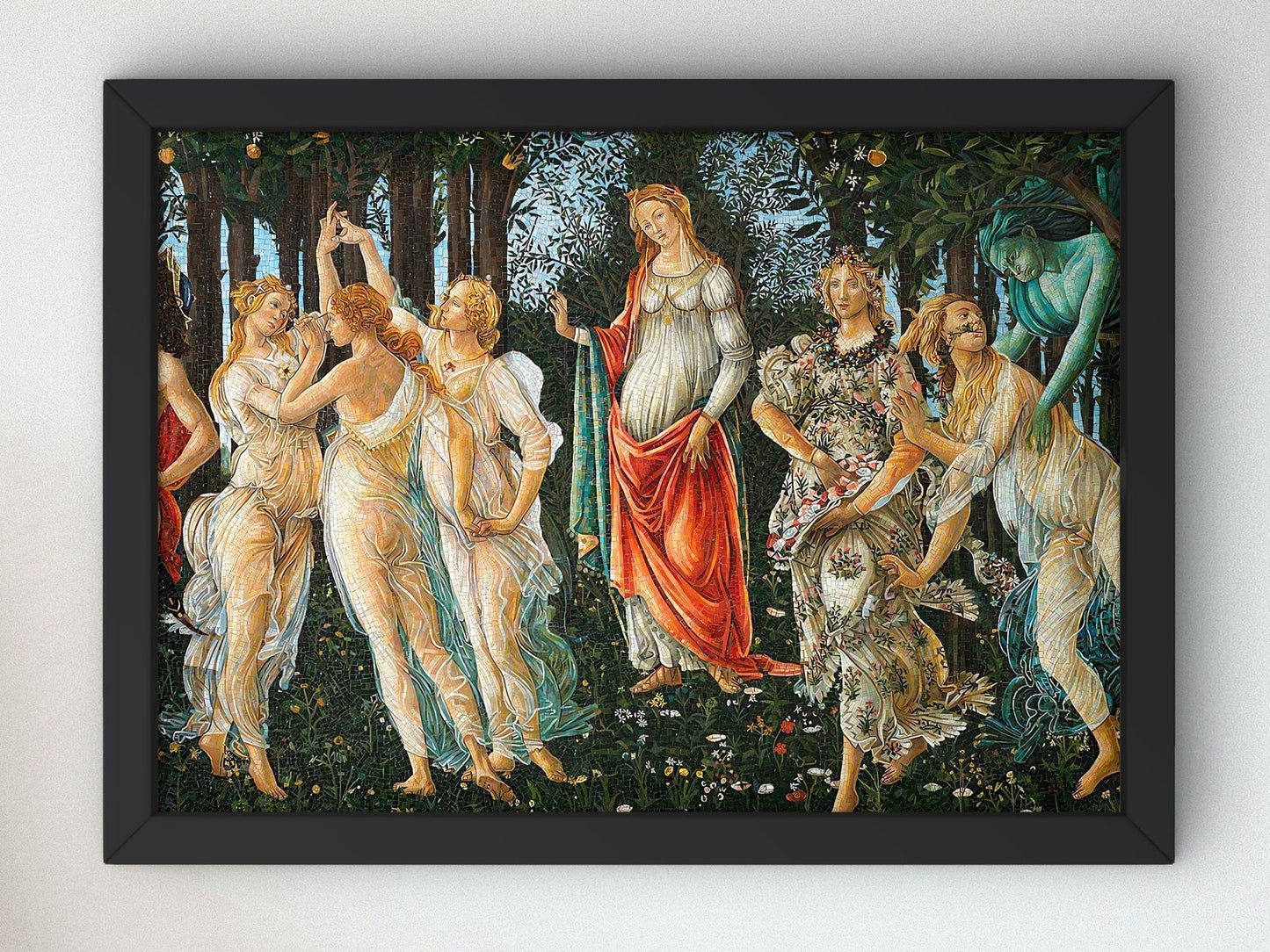 Primavera by Sandro Botticelli, 1478, Renaissance, fine art print