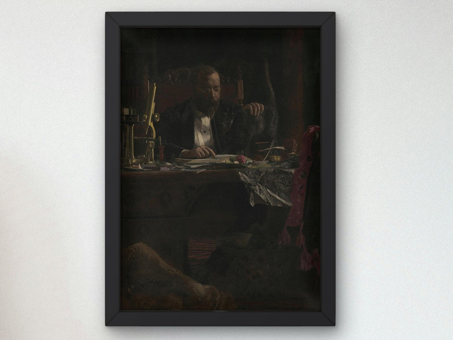 Professor Benjamin Howard Rand by Thomas Eakins, 1874, Realism and Naturalism, fine art print
