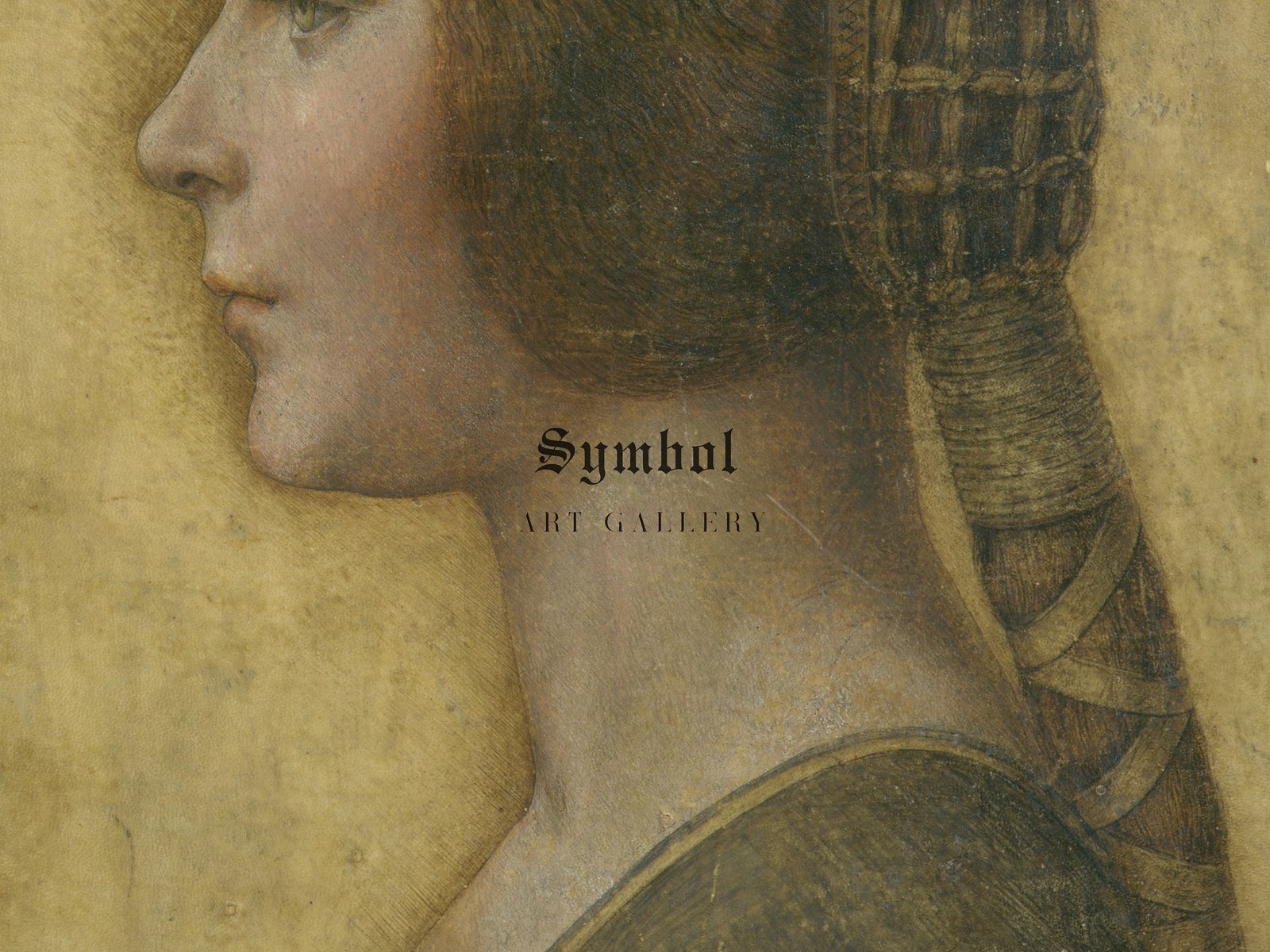 Profile of a Young Fiancee by Leonardo da Vinci, Renaissance, fine art print