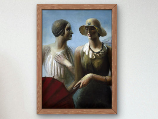 Promenade by Guy Pène du Bois, 1920, Art Deco and American Modernism, fine art print
