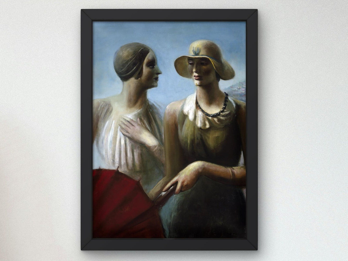 Promenade by Guy Pène du Bois, 1920, Art Deco and American Modernism, fine art print