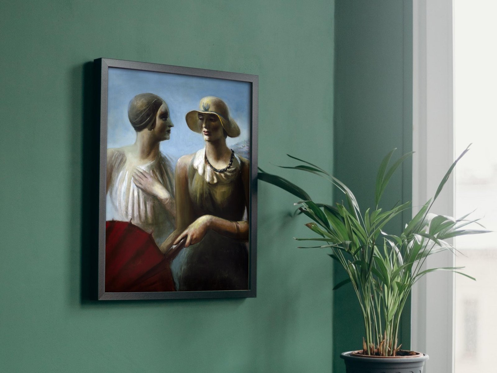 Promenade by Guy Pène du Bois, 1920, Art Deco and American Modernism, fine art print
