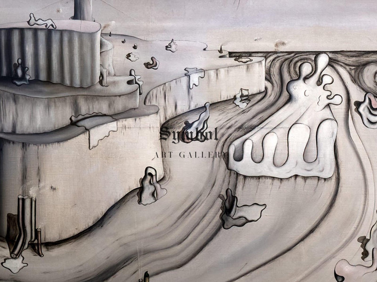 Promontory Palace by Yves Tanguy, 1931, Surrealism, fine art print