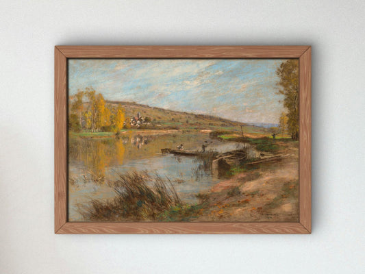 Quai au Sable Charteves by Léon Augustin Lhermitte, 1904, Realism and Naturalism, fine art print