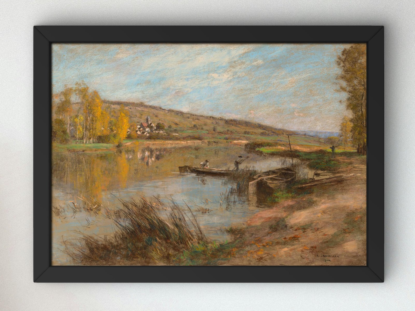Quai au Sable Charteves by Léon Augustin Lhermitte, 1904, Realism and Naturalism, fine art print