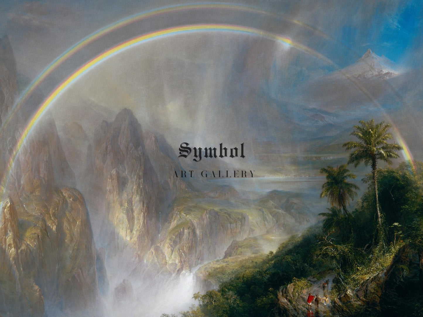Rainy Season in the Tropics by Frederic Edwin Church, 1866, Romanticism and Classical Landscapes, fine art print