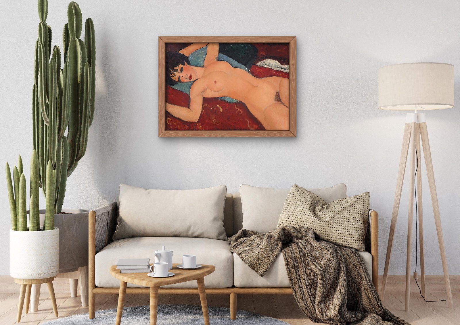 Reclining Nude by Amedeo Modigliani, 1917, Art Deco and American Modernism, fine art print