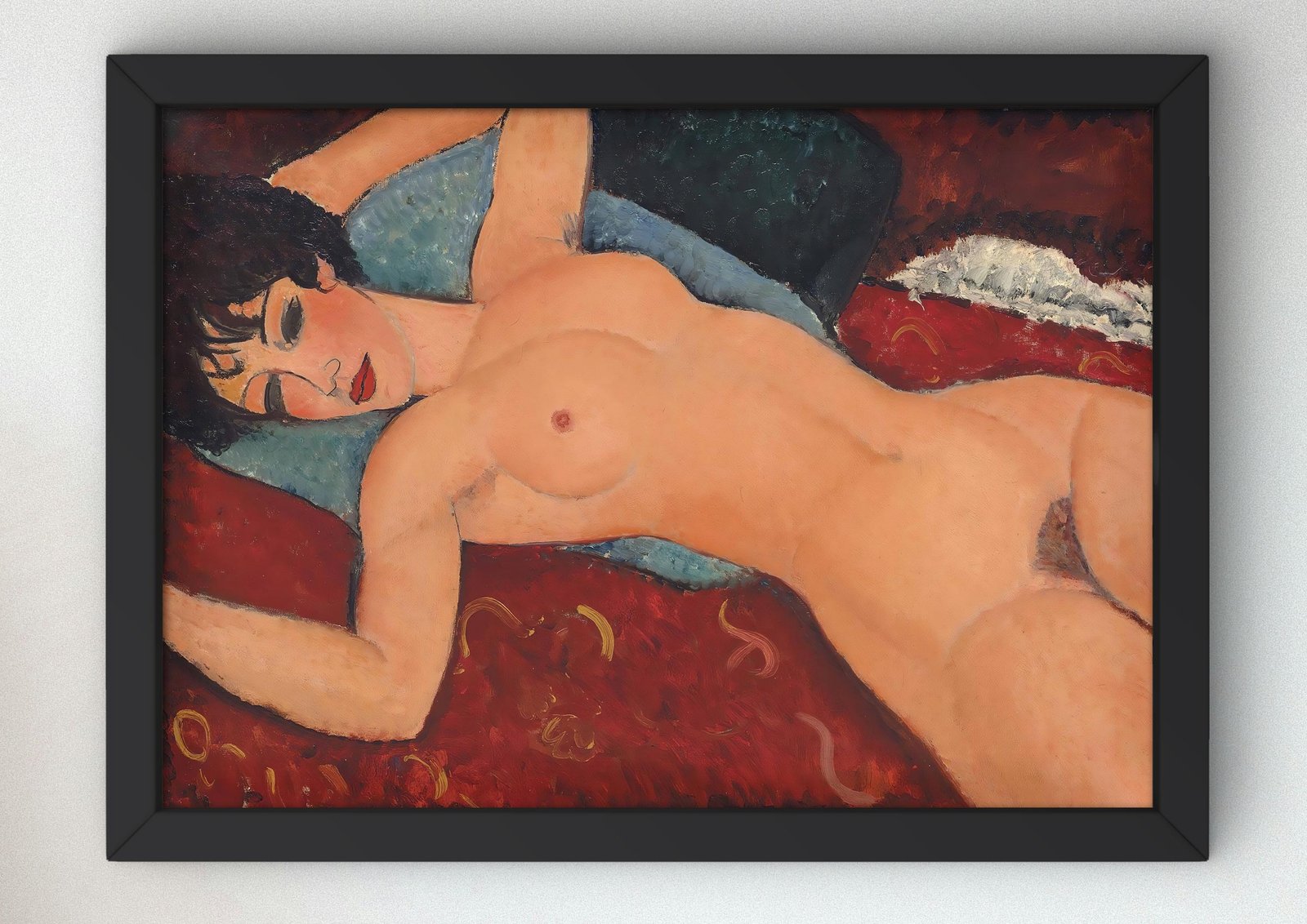 Reclining Nude by Amedeo Modigliani, 1917, Art Deco and American Modernism, fine art print