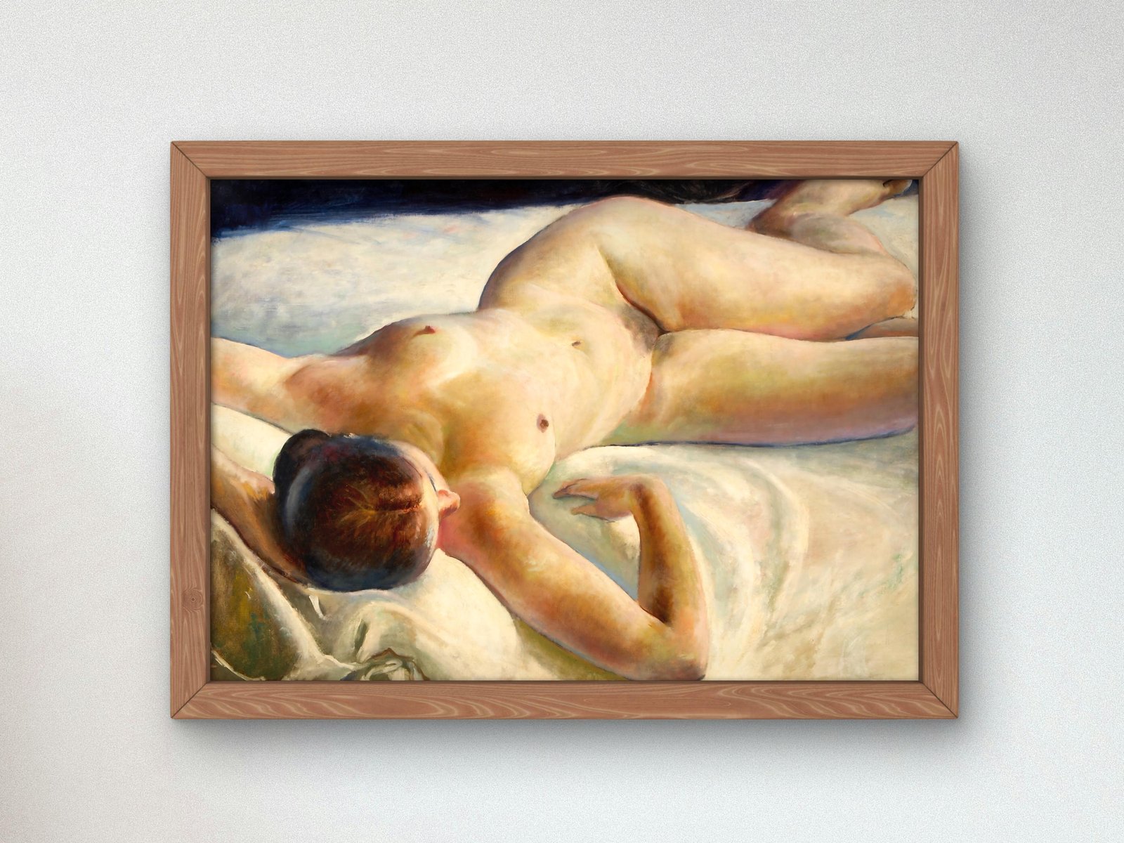 Reclining Nude by Guy Pène du Bois, 1936, Art Deco and American Modernism, fine art print