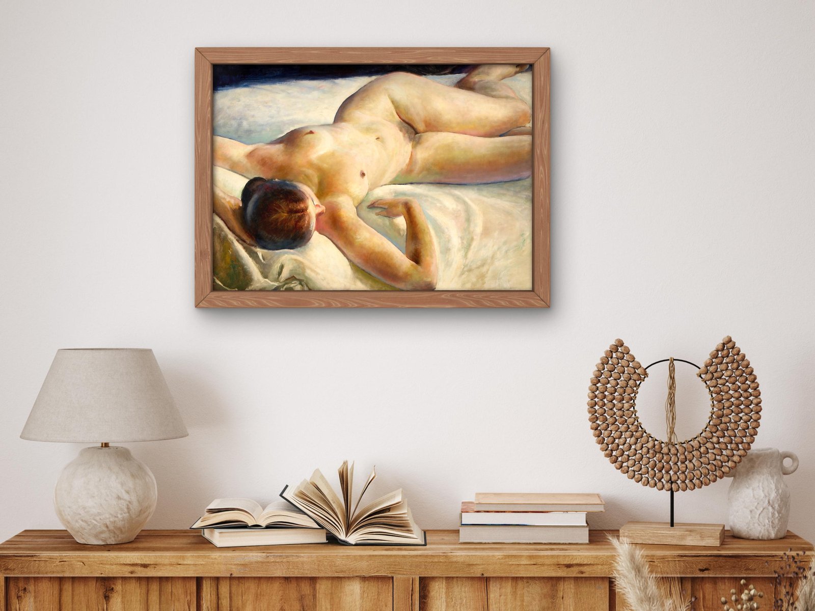 Reclining Nude by Guy Pène du Bois, 1936, Art Deco and American Modernism, fine art print