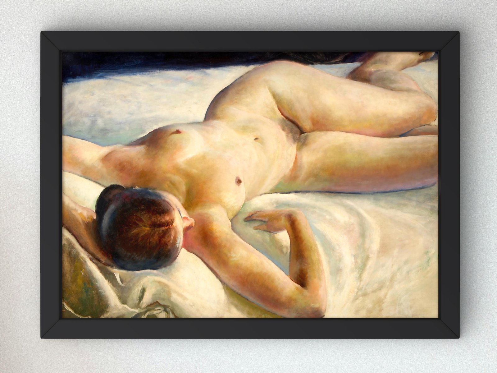 Reclining Nude by Guy Pène du Bois, 1936, Art Deco and American Modernism, fine art print