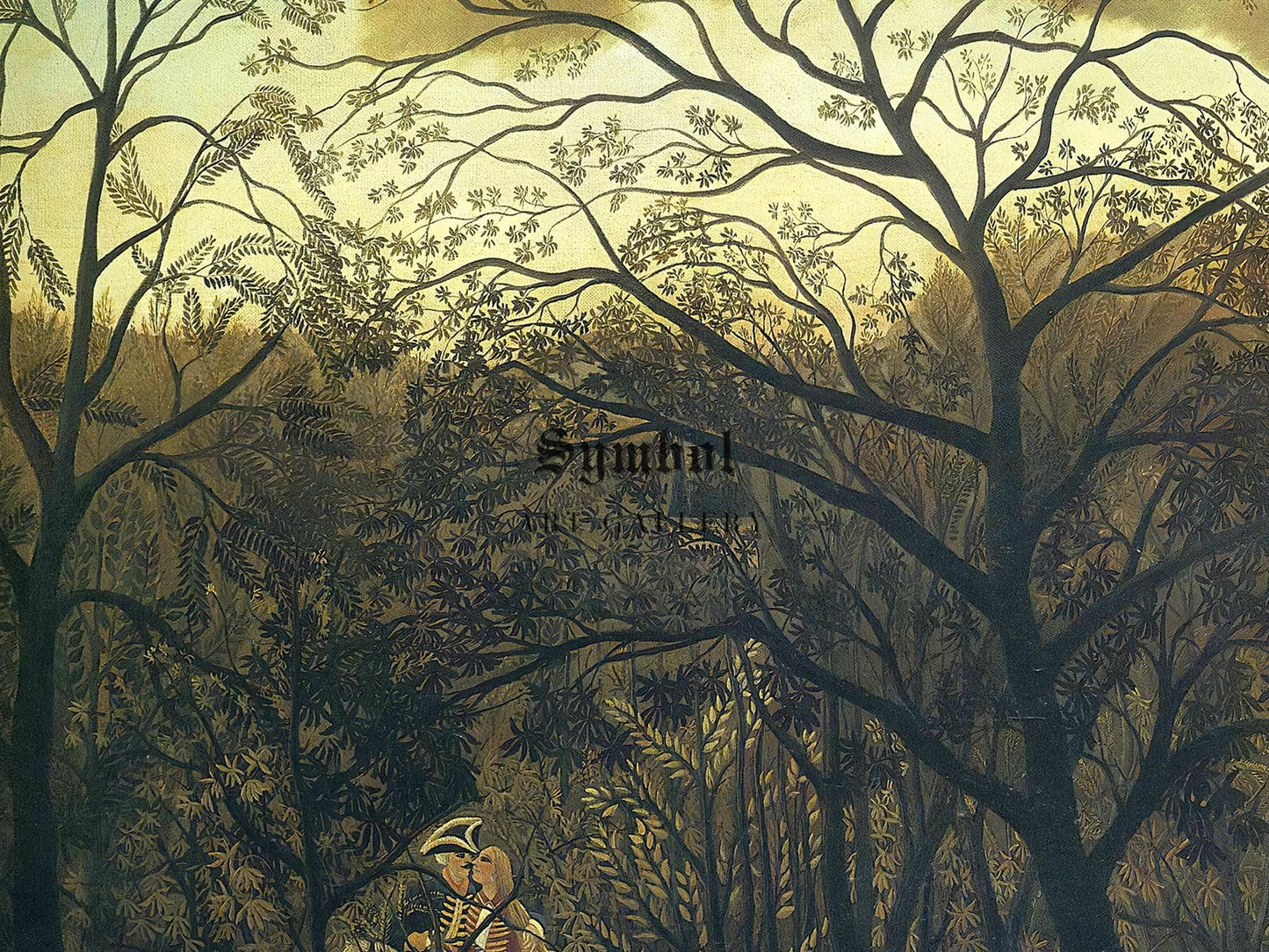 Rendez-vous in the Forest by Henri Rousseau, 1886, Post-Impressionism, fine art print