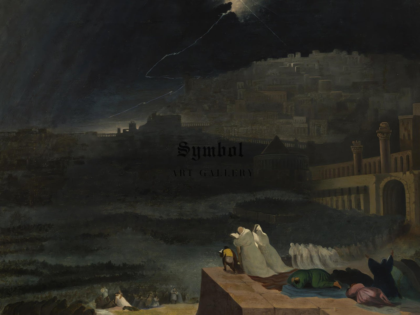 Repentance of Nineveh by John Martin, 1828, Romanticism and Classical Landscapes, fine art print