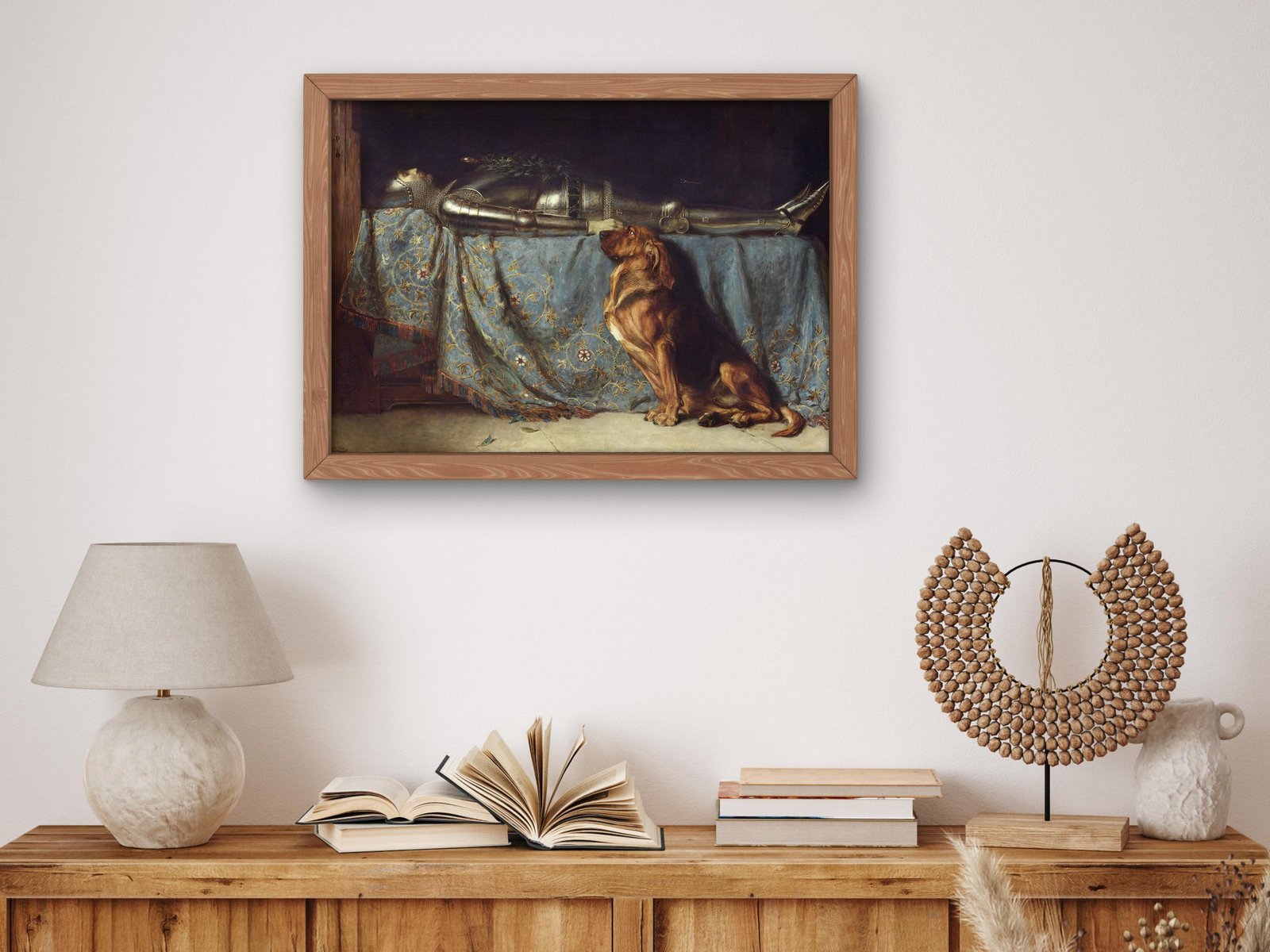 Requiescat by Briton Rivière, 1888, Pre-Raphaelites and Symbolism, fine art print