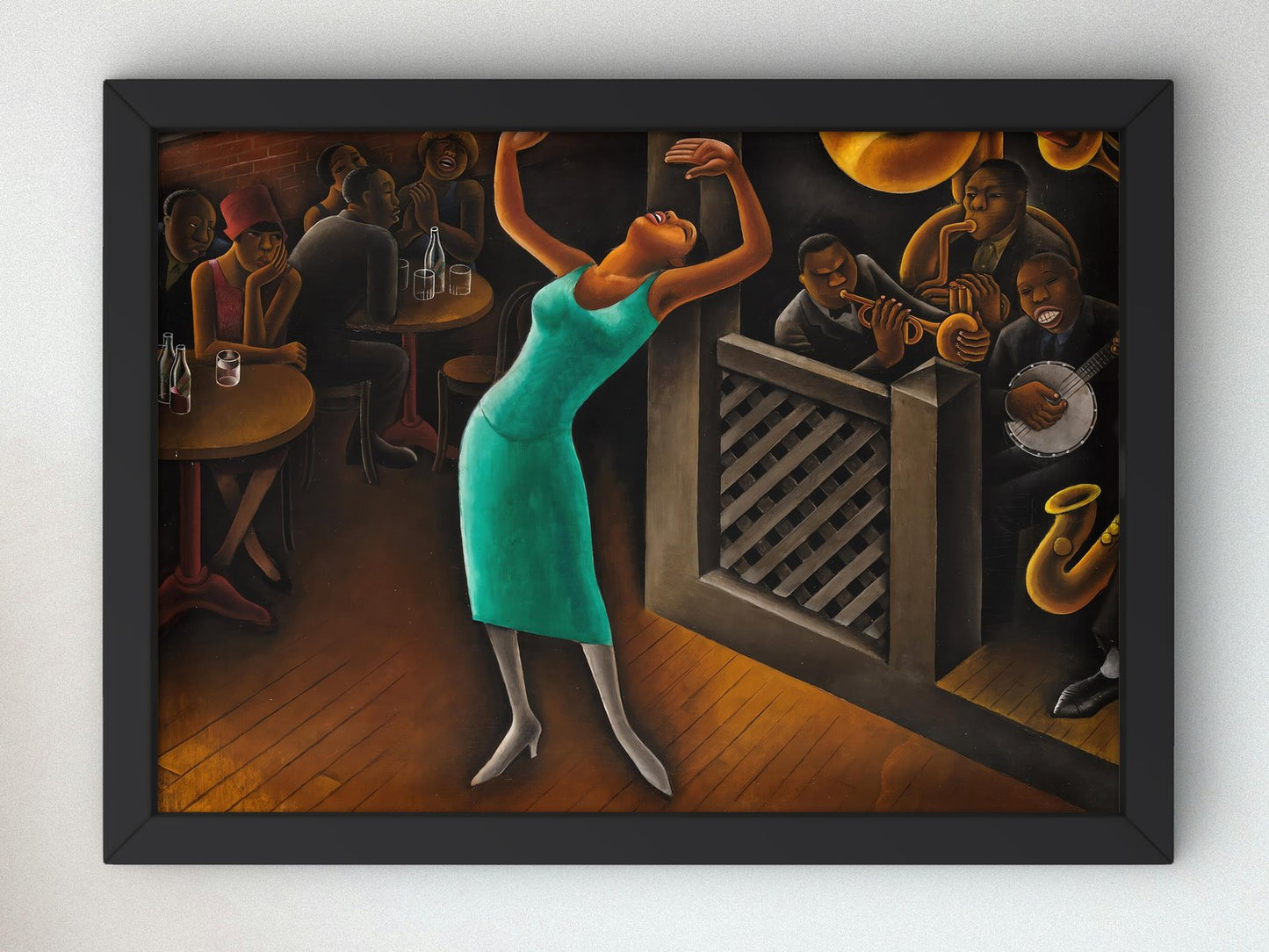 Artwork by Miguel Covarrubias, 1927, Art Deco and American Modernism, fine art print