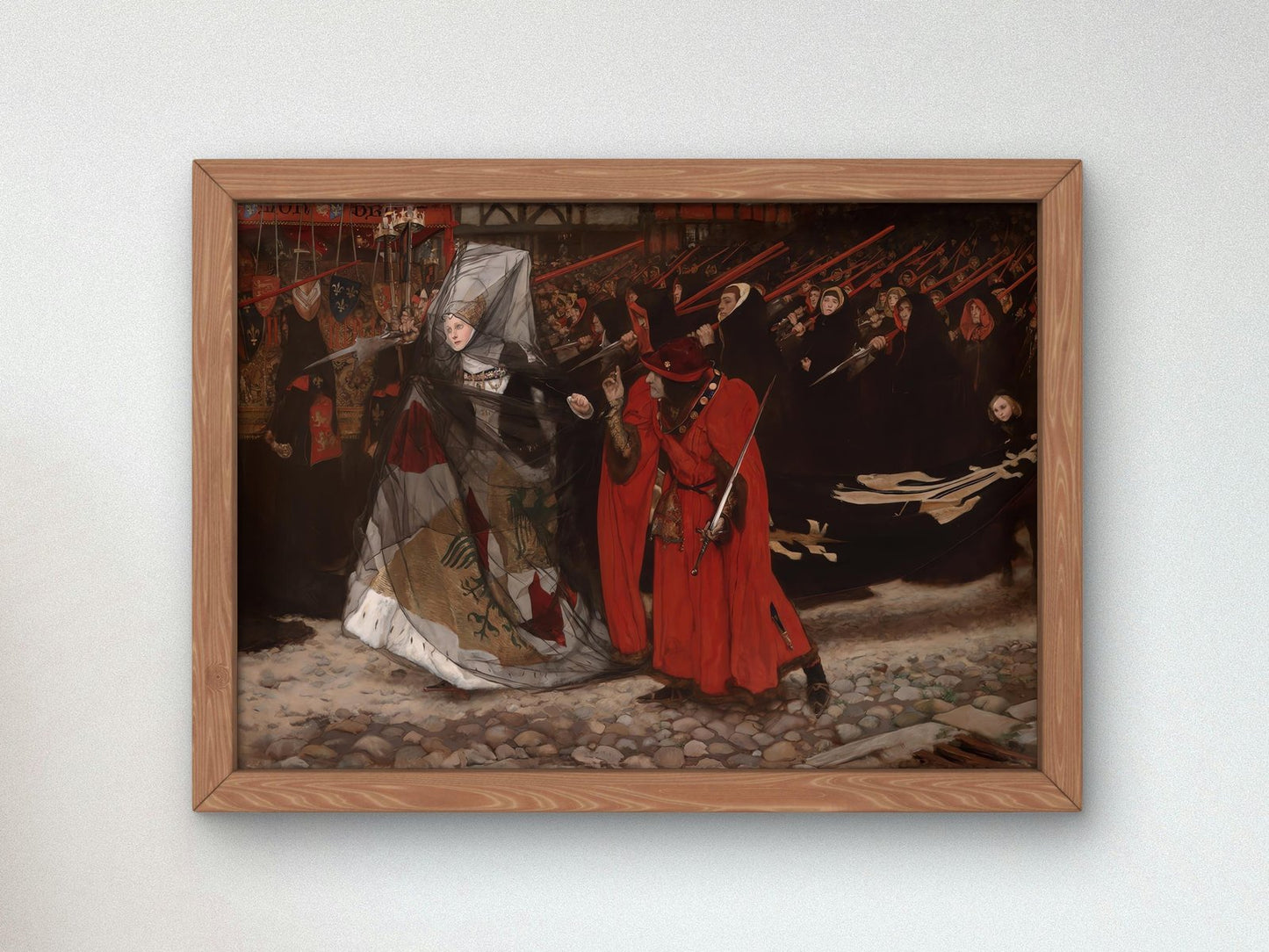 Richard Duc de Gloucester and Lady Anne by Edwin Austin Abbey, 1896, Pre-Raphaelites and Symbolism, fine art print