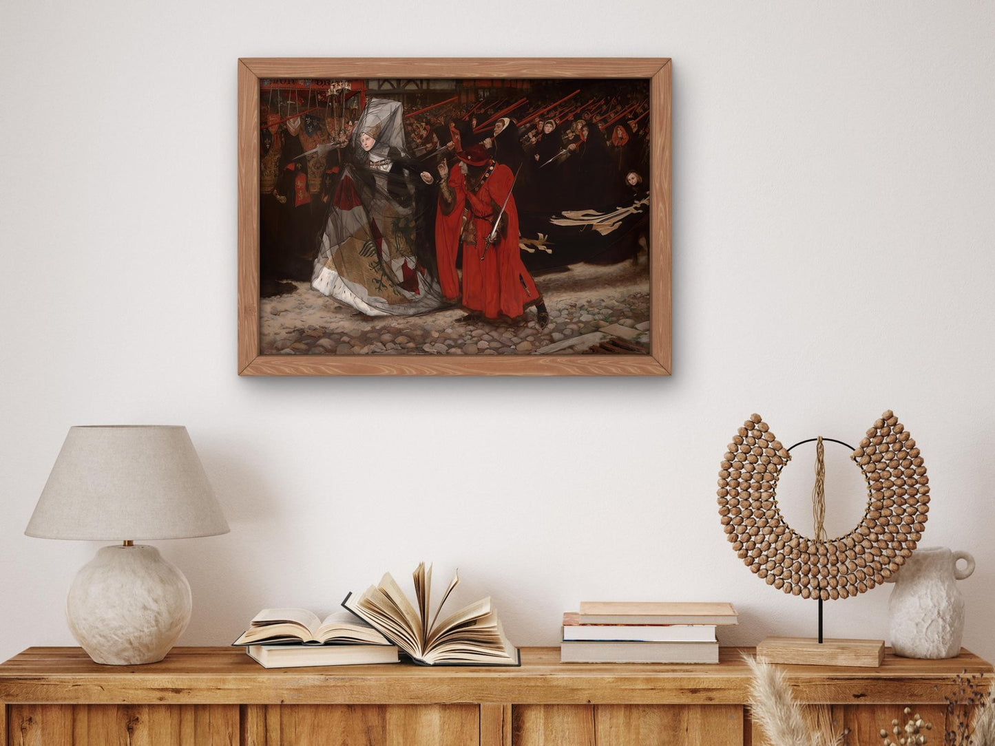 Richard Duc de Gloucester and Lady Anne by Edwin Austin Abbey, 1896, Pre-Raphaelites and Symbolism, fine art print