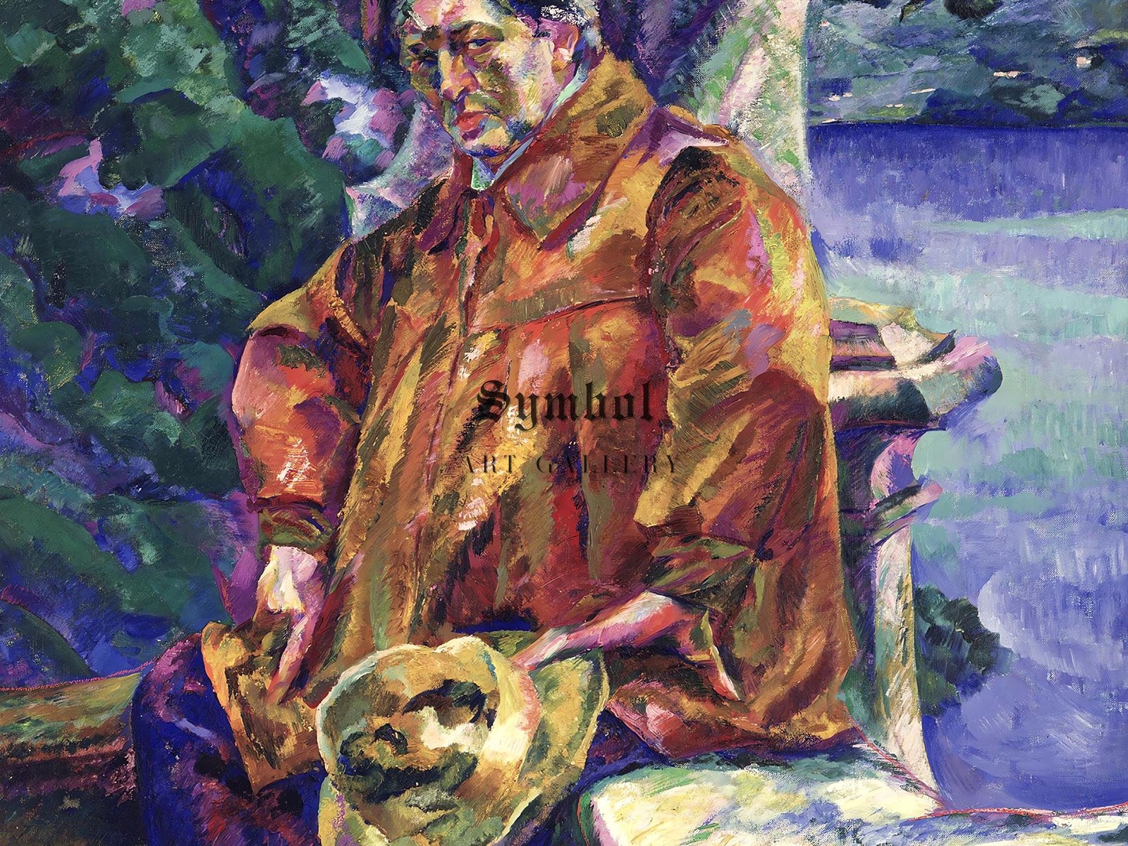 Ritratto del Maestro Busoni by Umberto Boccioni, 1916, Futurism and Constructivism, fine art print