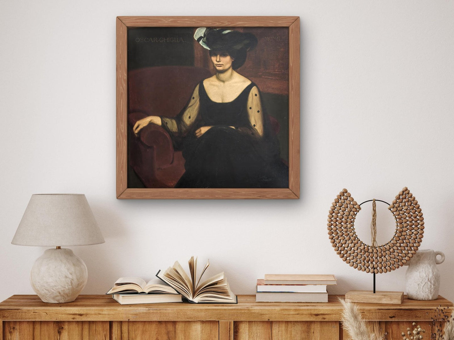 Ritratto della moglie Isa by Oscar Ghiglia, 1912, Realism and Naturalism, fine art print