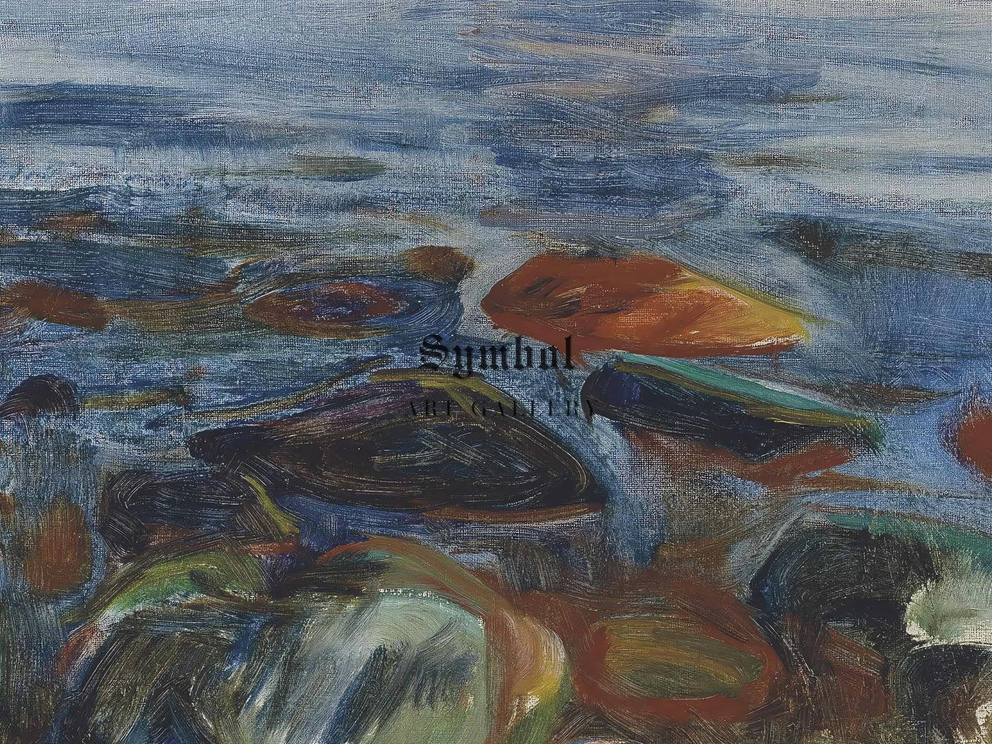 Robat on the Sea by Edvard Munch, 1904, Expressionism and Fauvism, fine art print
