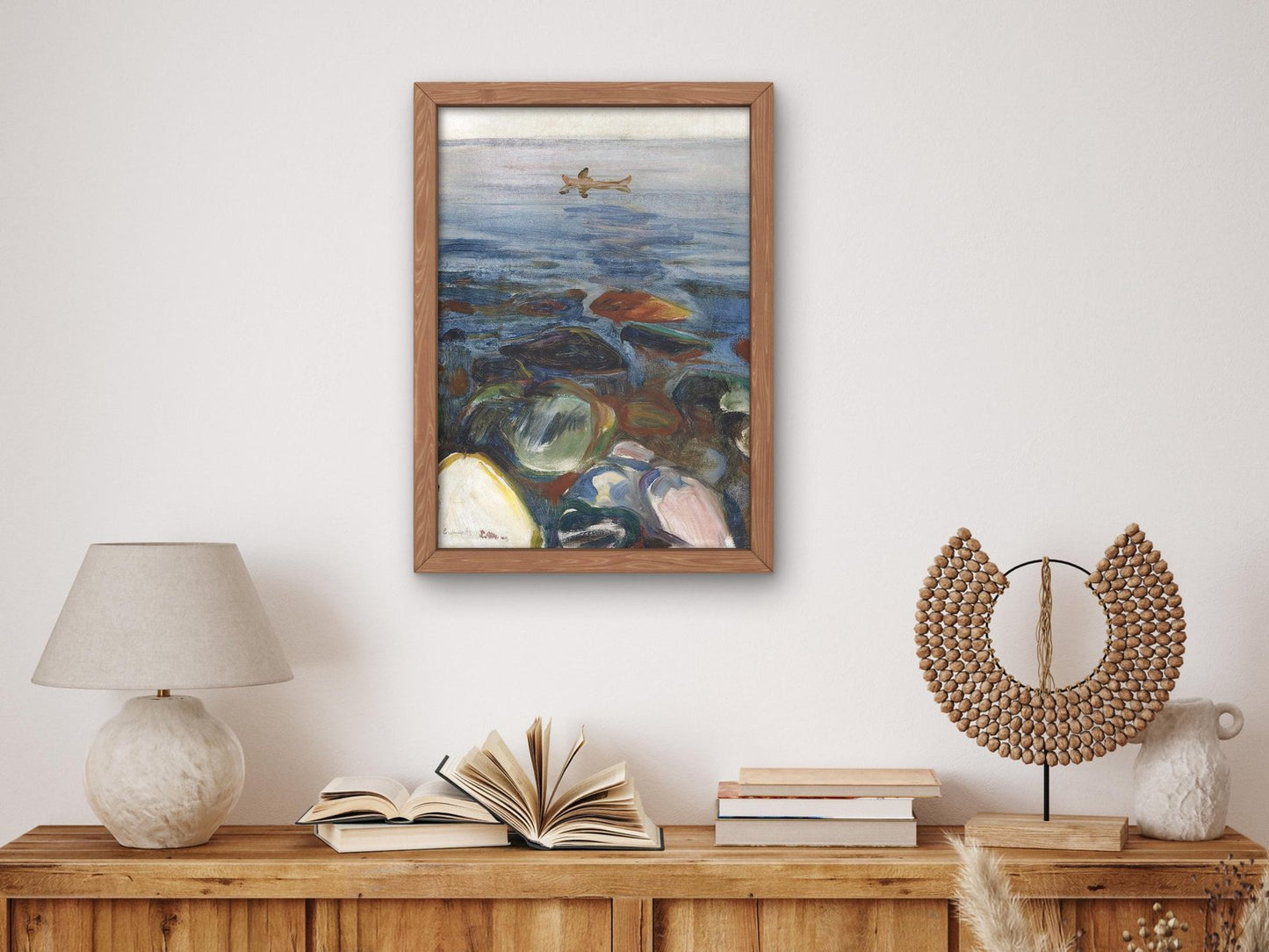 Robat on the Sea by Edvard Munch, 1904, Expressionism and Fauvism, fine art print