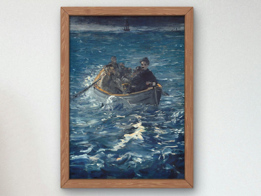 Rochefort's Escape by Édouard Manet, 1881, Realism and Naturalism, fine art print