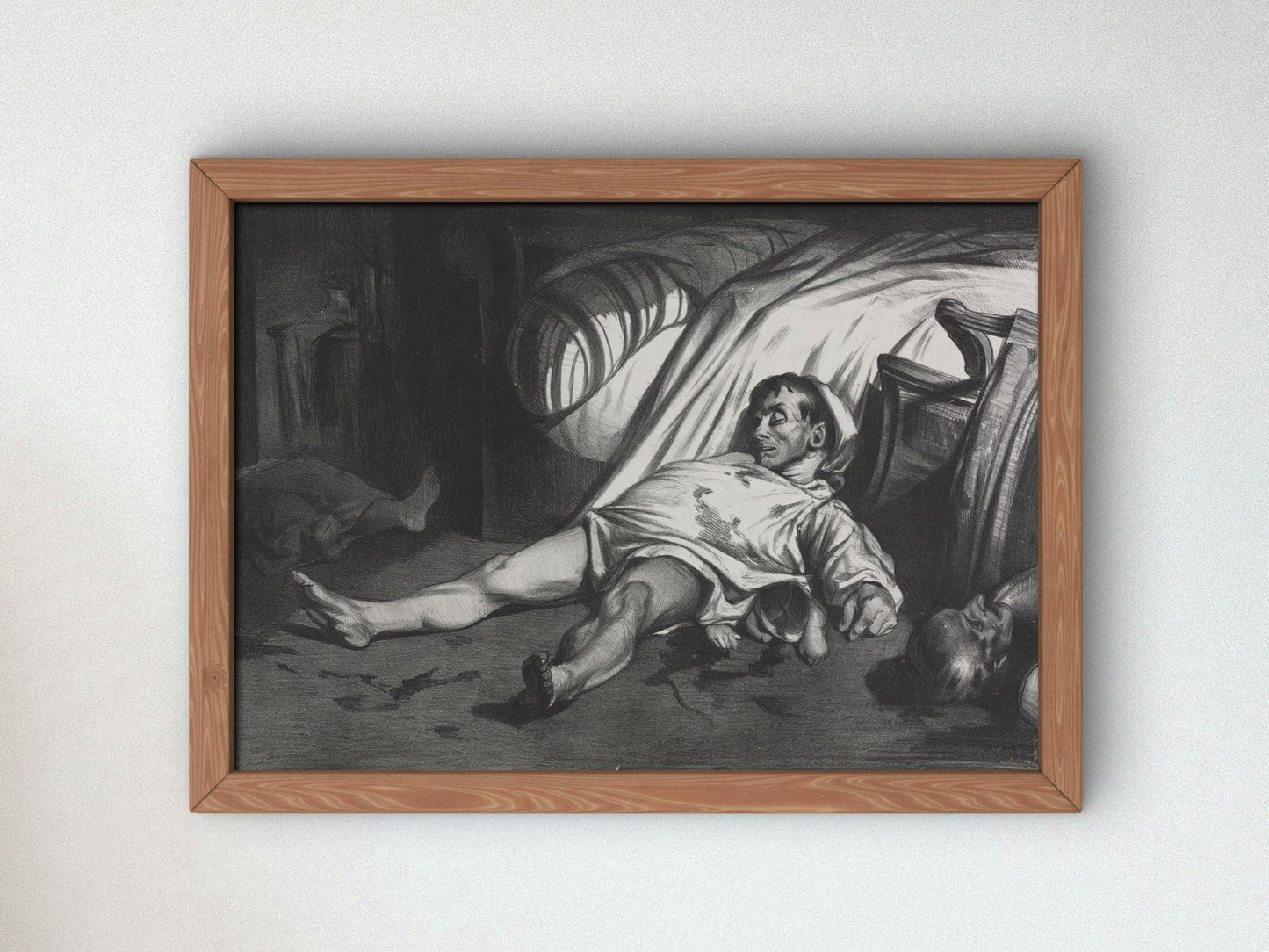 Rue Transnonain April 15 1834 by Honore Daumier, 1834, Realism and Naturalism, fine art print
