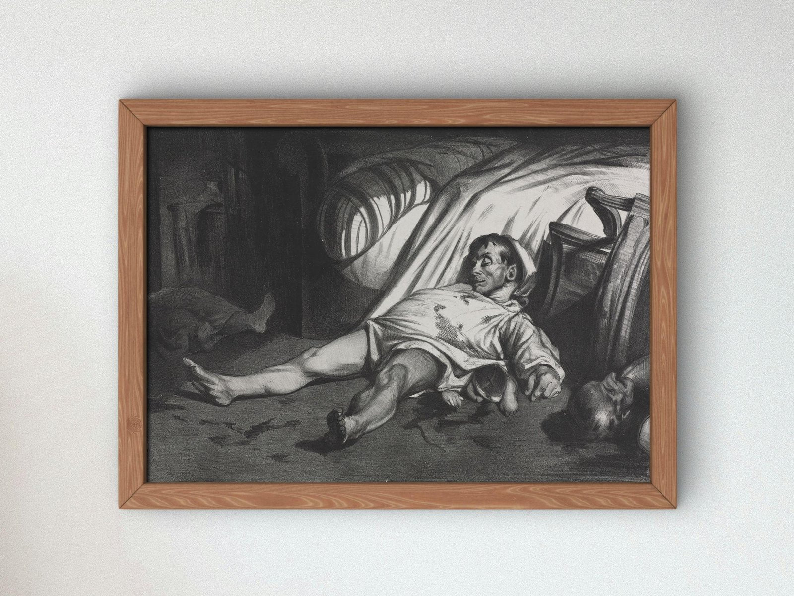 Rue Transnonain April 15 1834 by Honore Daumier, 1834, Realism and Naturalism, fine art print