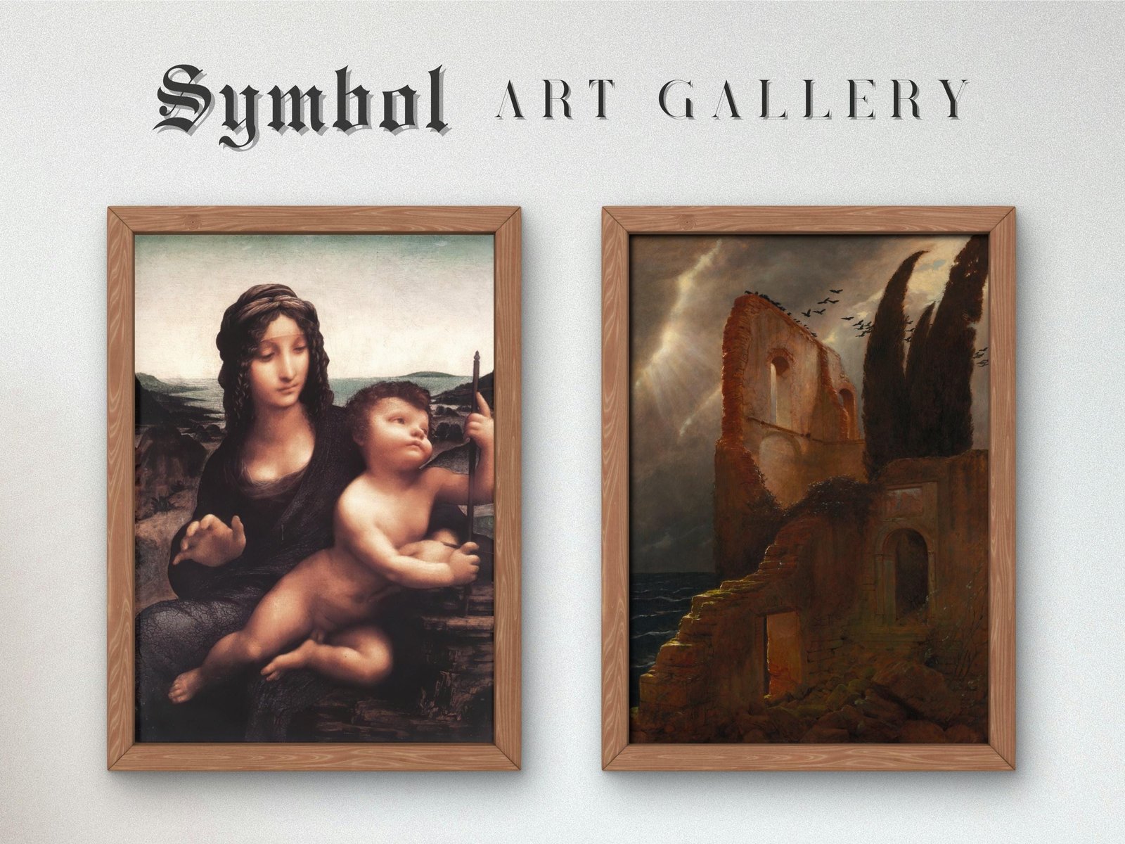 Ruin by the Sea by Arnold Böcklin, 1881, Romanticism and Classical Landscapes, fine art print